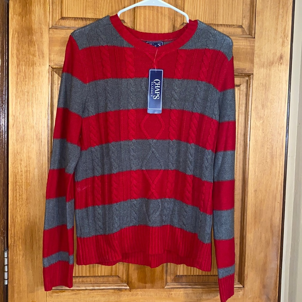 NEW Chaps Classics Knitted Sweater, Shirt, Top